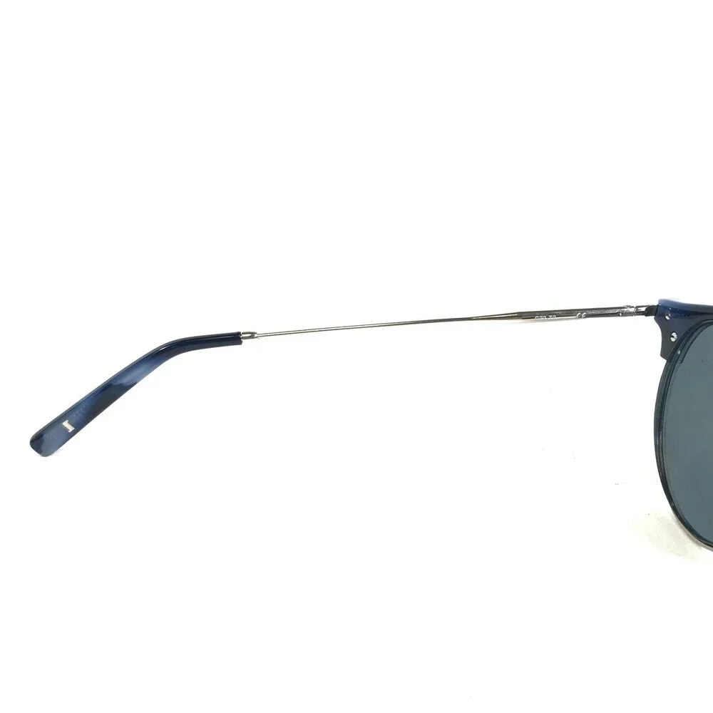 Jimmy Fairly Sunglasses Frames C22 T2 Dark Blue Silver Round 50-20-145